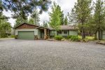 Large Driveway with Fully Fenced 1 acre of space, wrap around driveway with 2 gates.